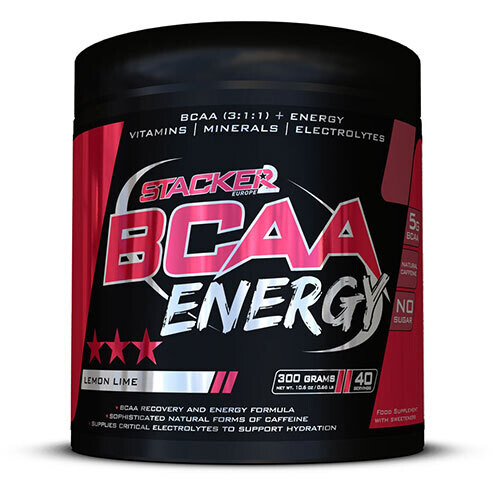 BCAA Energy, Inhoud: 300gr, Smaak: Lemon Lime