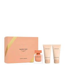 Narciso Rodriguez Ambree Eau De Parfum 50ml Body Lotion 50ml and Shower Gel 50ml 3 Piece Set