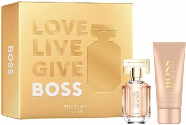 Hugo Boss The Scent For Her Eau De Parfum 50ml and Body Lotion 100ml 2 Piece Set