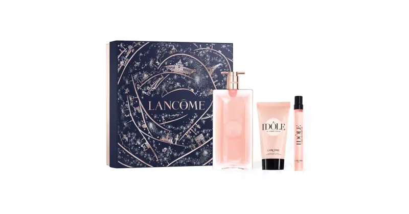 Lancome Idole Eau de Parfum Spray 50ml and 10ml and Scented Body Cream 50ml 3 Piece Gift Set