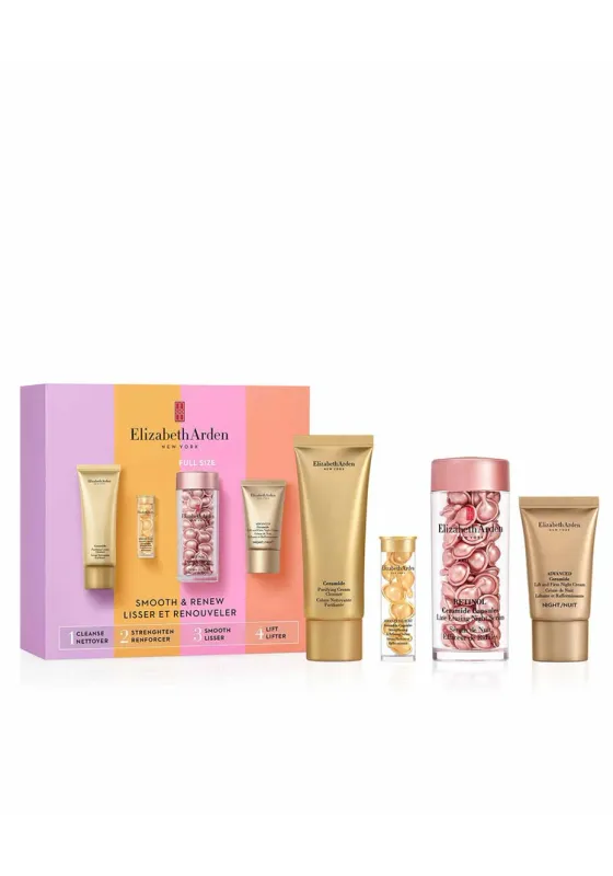 Elizabeth Arden Smooth & Renew Retinol Ceramide Capsules 4 Piece Gift Set