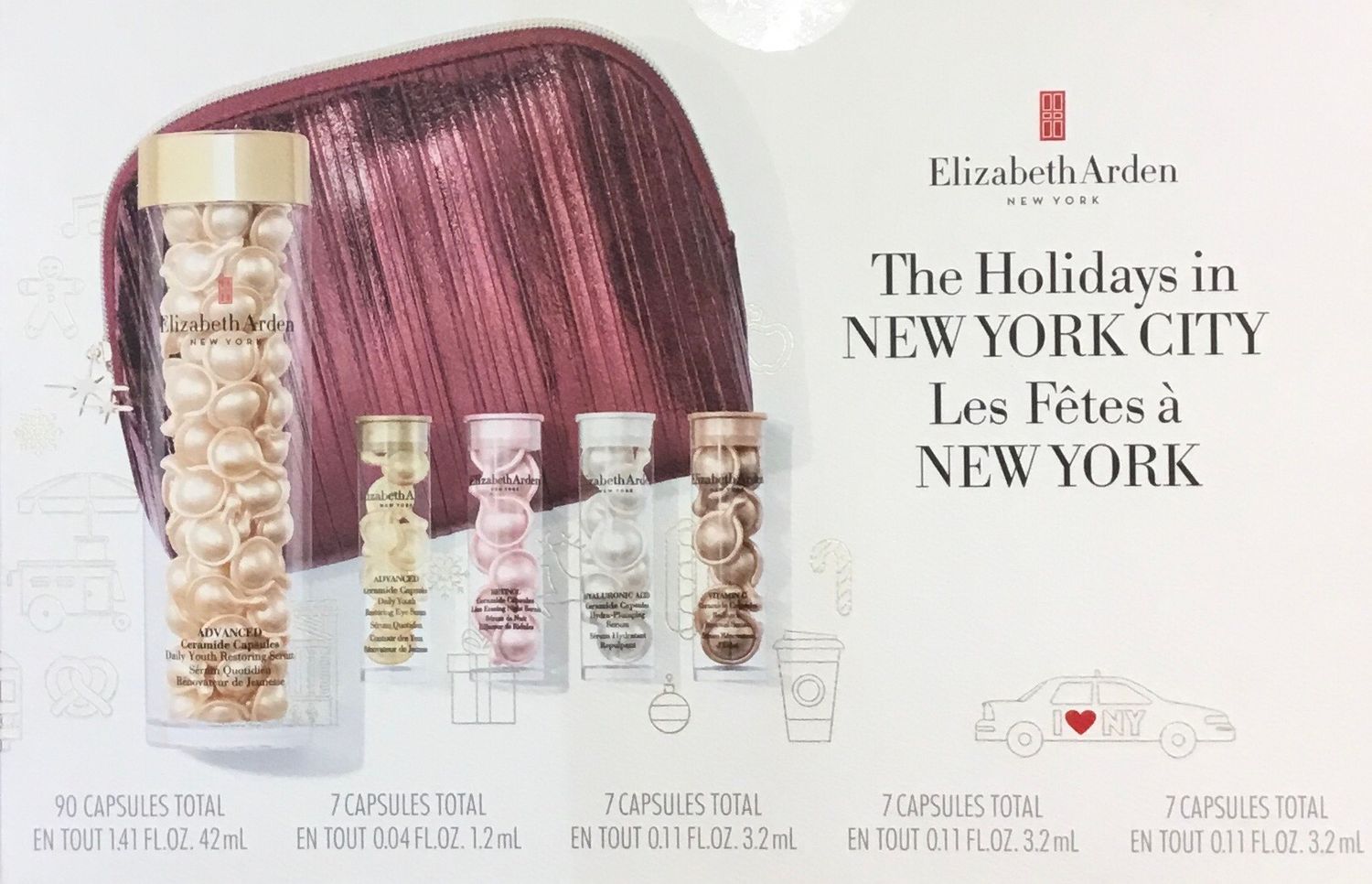 Elizabeth Arden The Holidays in New York City Ceramide Advanced Capsules Twist & Lift 6 Piece Gift Set