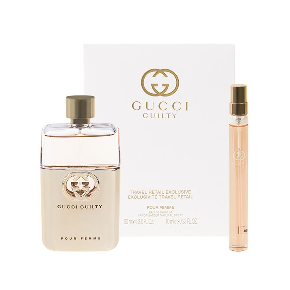 Gucci Guilty Travel Retail Exclusive Pour Femme Eau de Parfum 2 Piece Gift Set