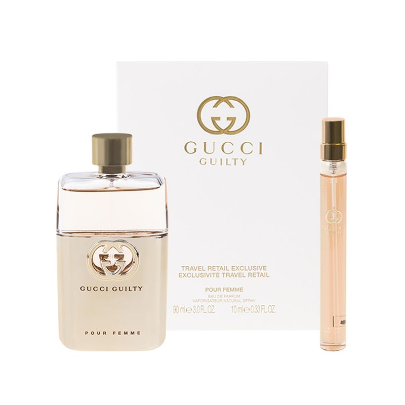 Gucci Guilty Travel Retail Exclusive Pour Femme Eau de Parfum 2 Piece Gift Set