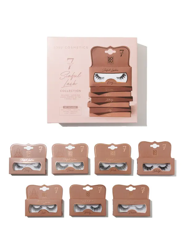 SOSU Cosmetics 7 Sinful Lashes Collection