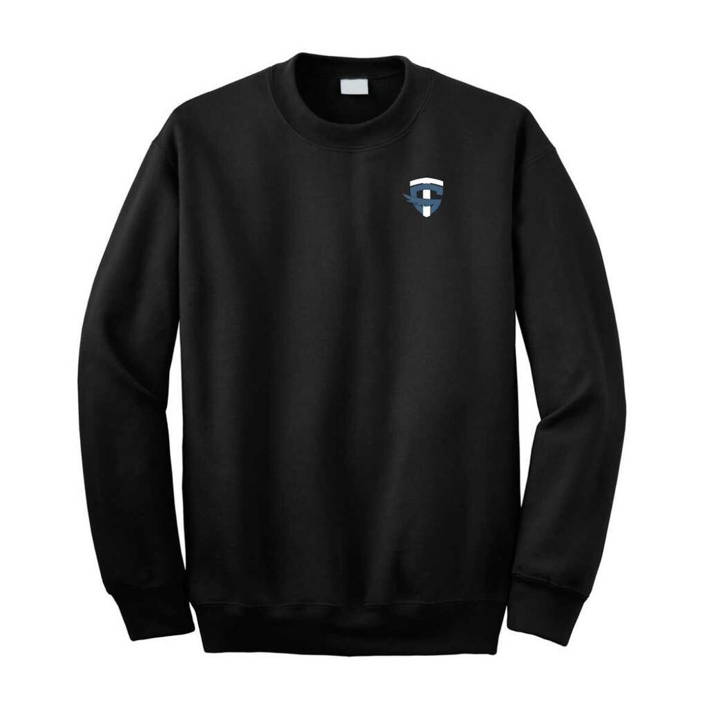 Embroided Unisex Jumper - Black