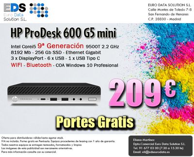 HP ProDesk 600 G5 Mini