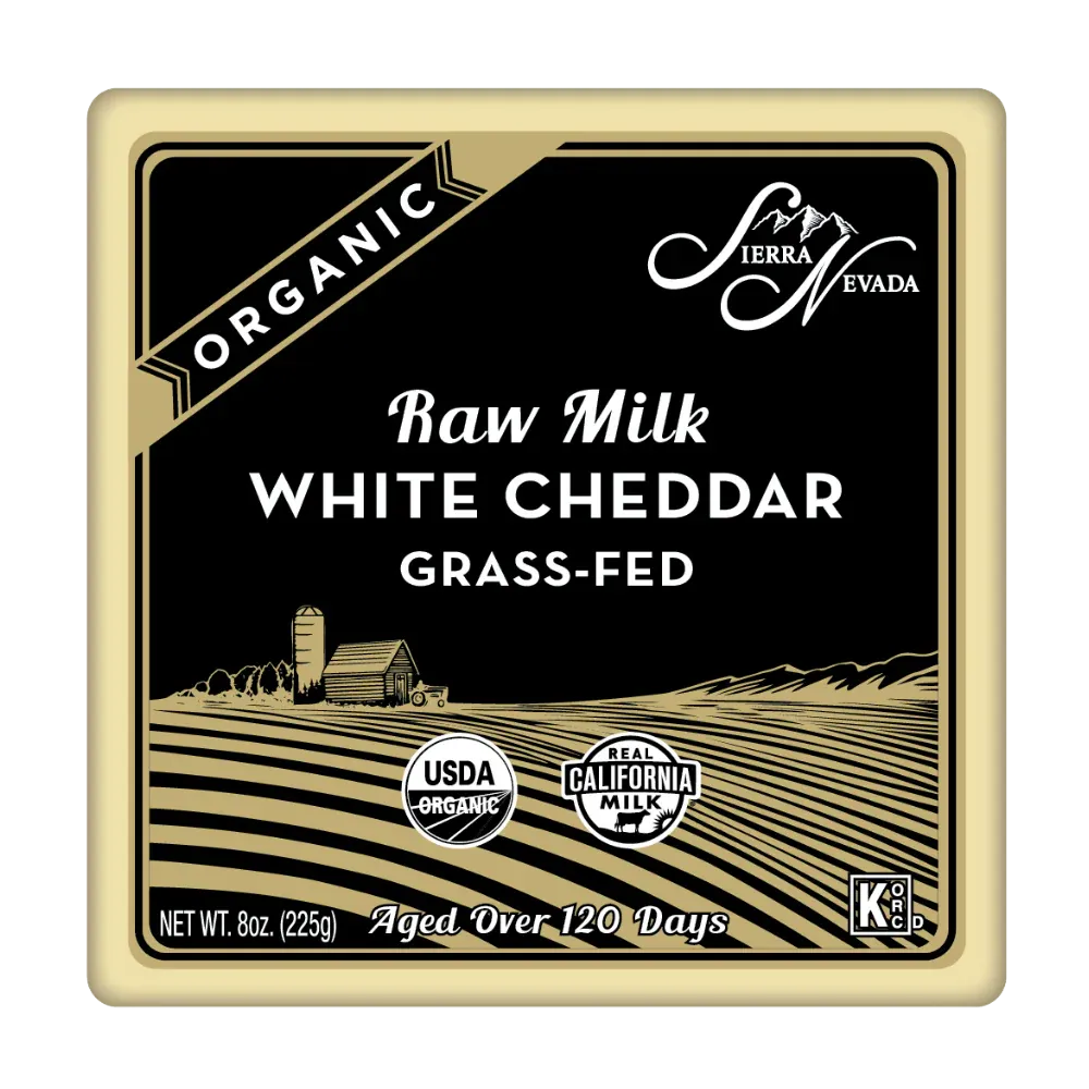 Organic Raw Cheddar Cheese