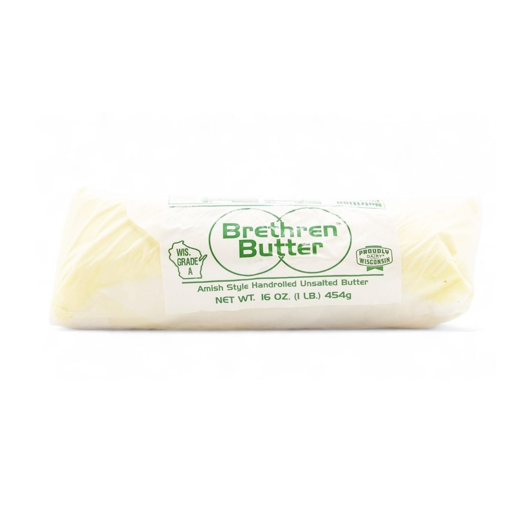 Brethren Butter Amish Style Hand Rolled Unsalted