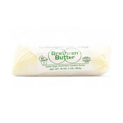 Brethren Butter Amish Style Hand Rolled Unsalted