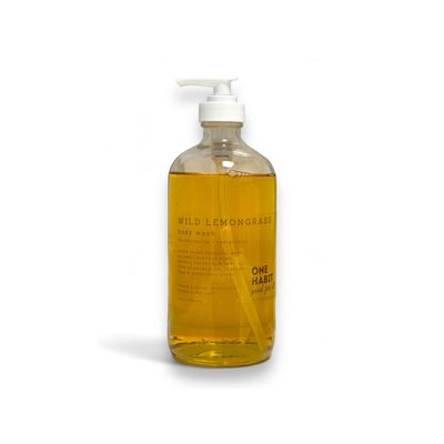 One Habit Wild Lemongrass Body Wash