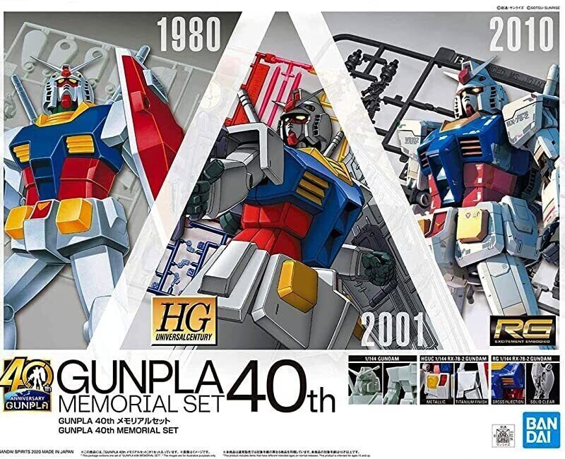 Gunpla Memorial 40th Memorial Set