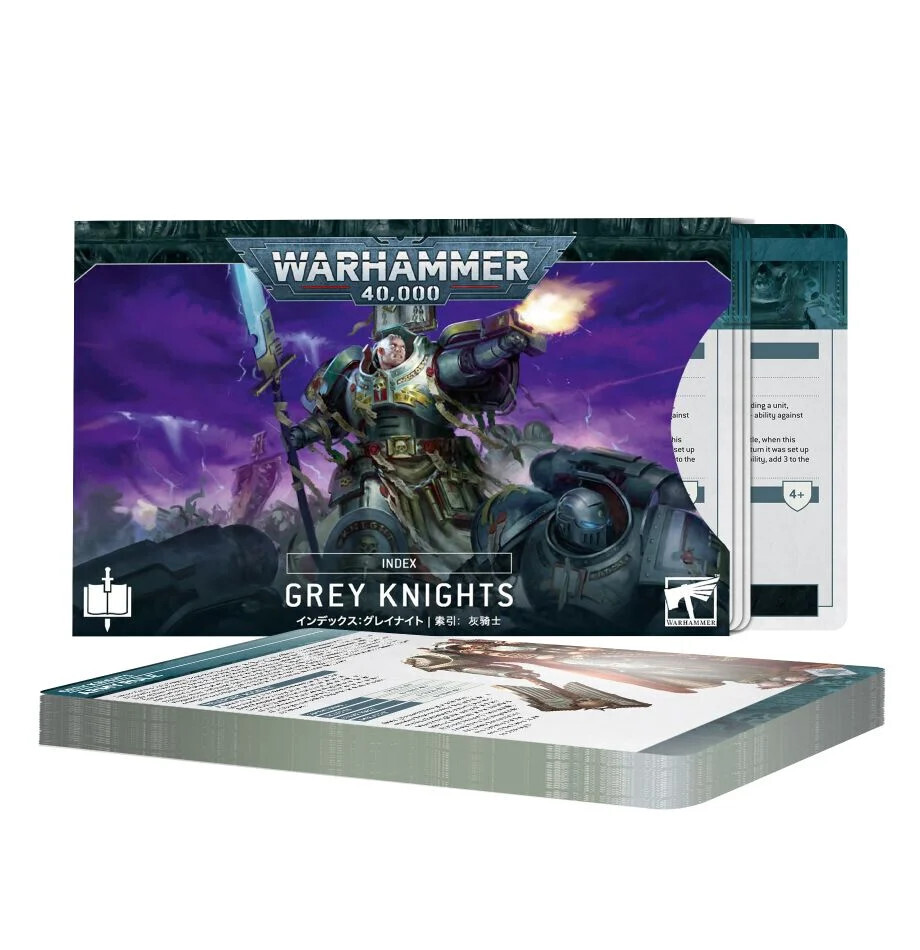 Grey Knights Index Cards
