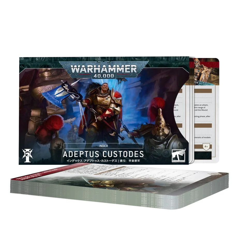 Adeptus Custodes Index Cards
