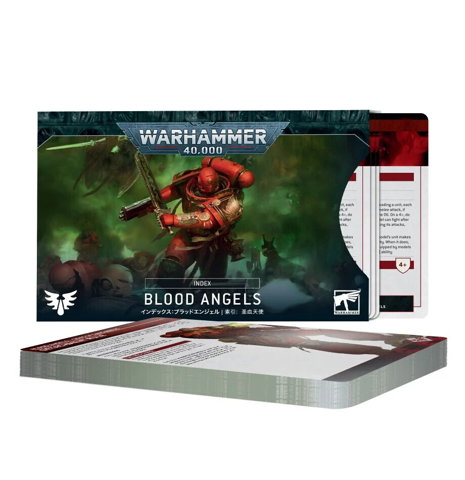 Blood Angels Index Cards