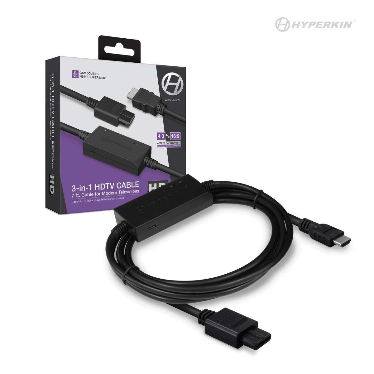 3-In-1 HDTV Cable SNES/N64/Gamecube