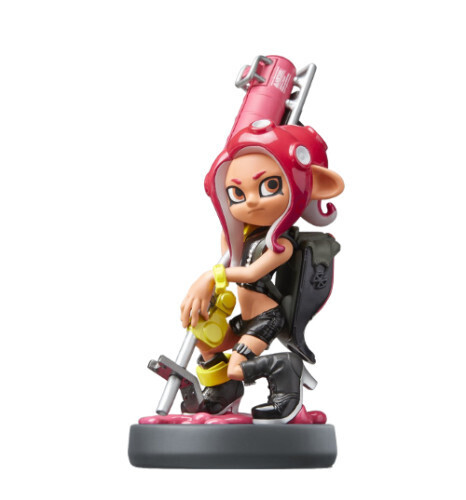 Octoling Girl Pink Splatoon Amiibo, Unboxed