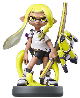 Inkling Girl Yellow Splatoon Amiibo, Unboxed