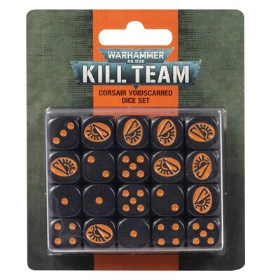 Kill Team Corsair Voidscarred Dice Set