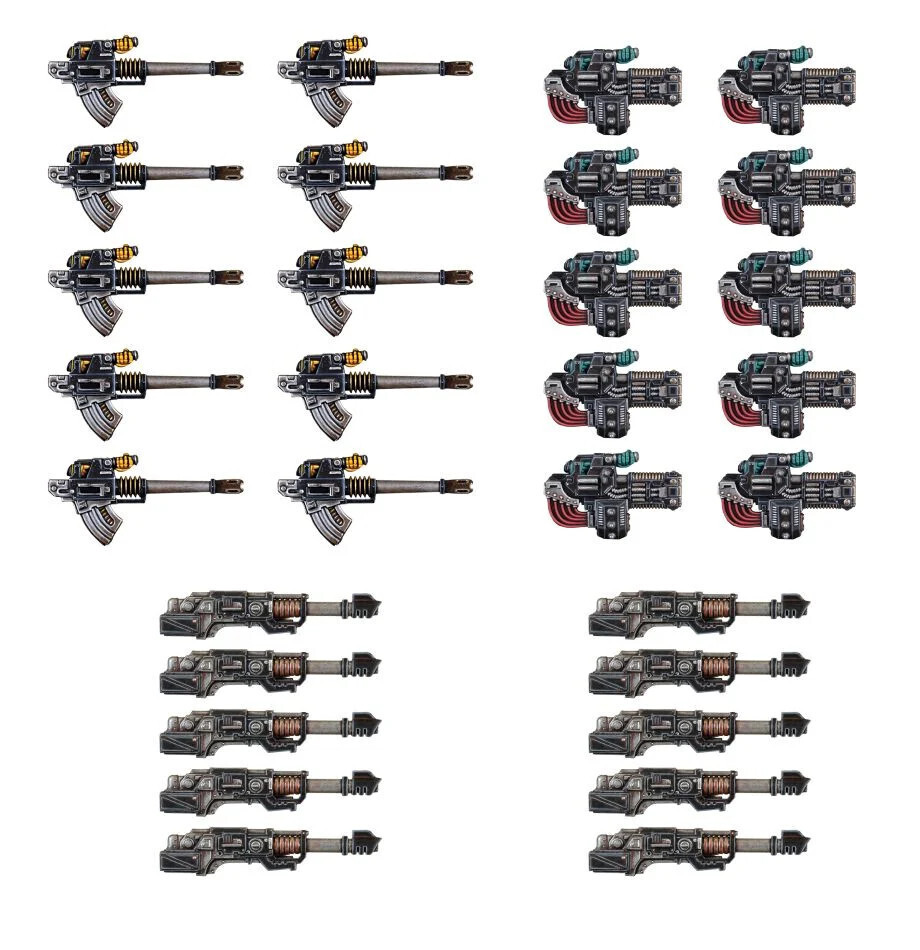 Heavy Weapons Upgrade Kit, Volkite Culverins Lascannon Autocannon