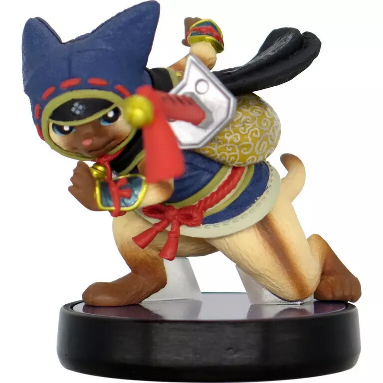 Palico Monster Hunter Rise Amiibo, Unboxed