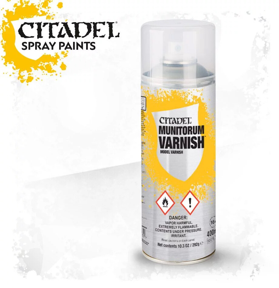 Munitorum Varnish Citadel Spray