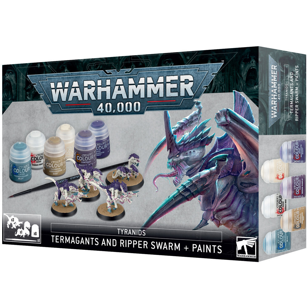 Tyranids: Termagants and Ripper Swarm + Paints