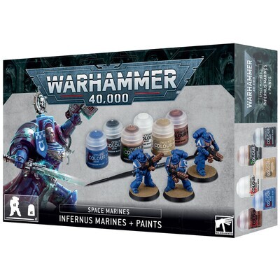 Space Marines: Infernus Marines + Paints Set