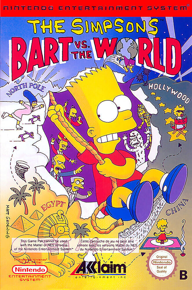 Simpsons Bart Vs The World, The - 