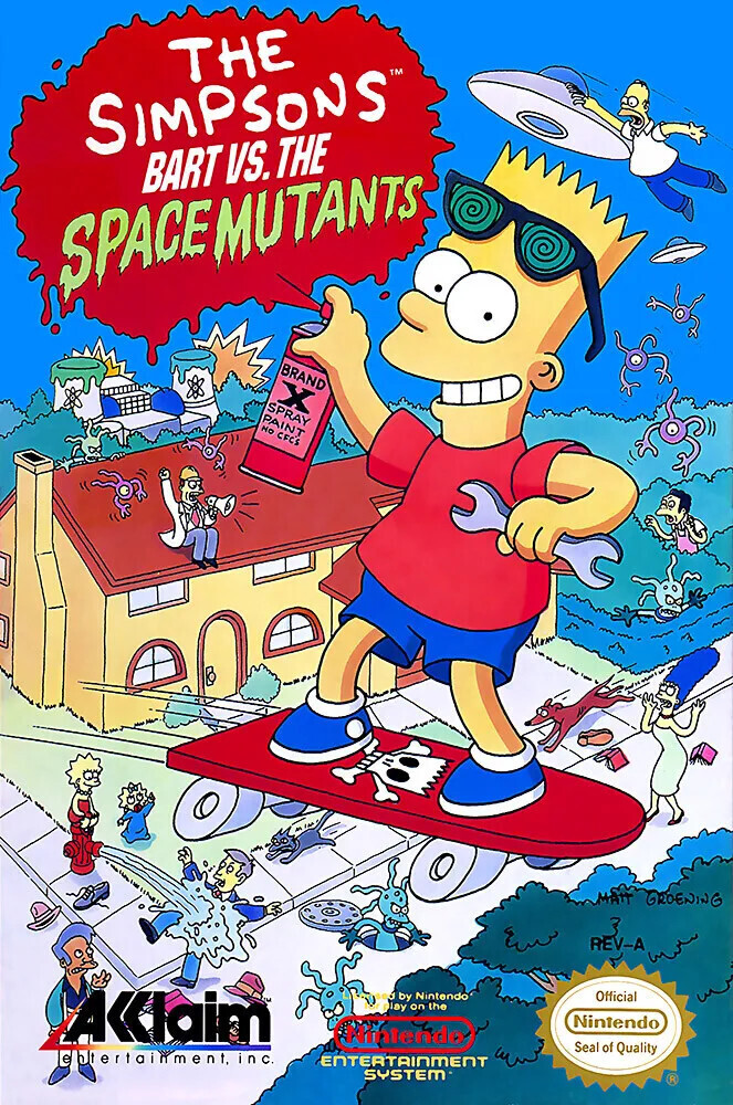 Simpsons Bart Vs The Space Mutants, The -
