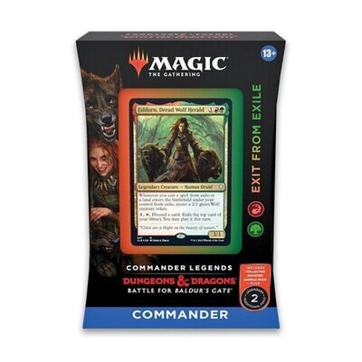 Battle for Baldur's Gate - MTG Commander Deck - Exit from Exile