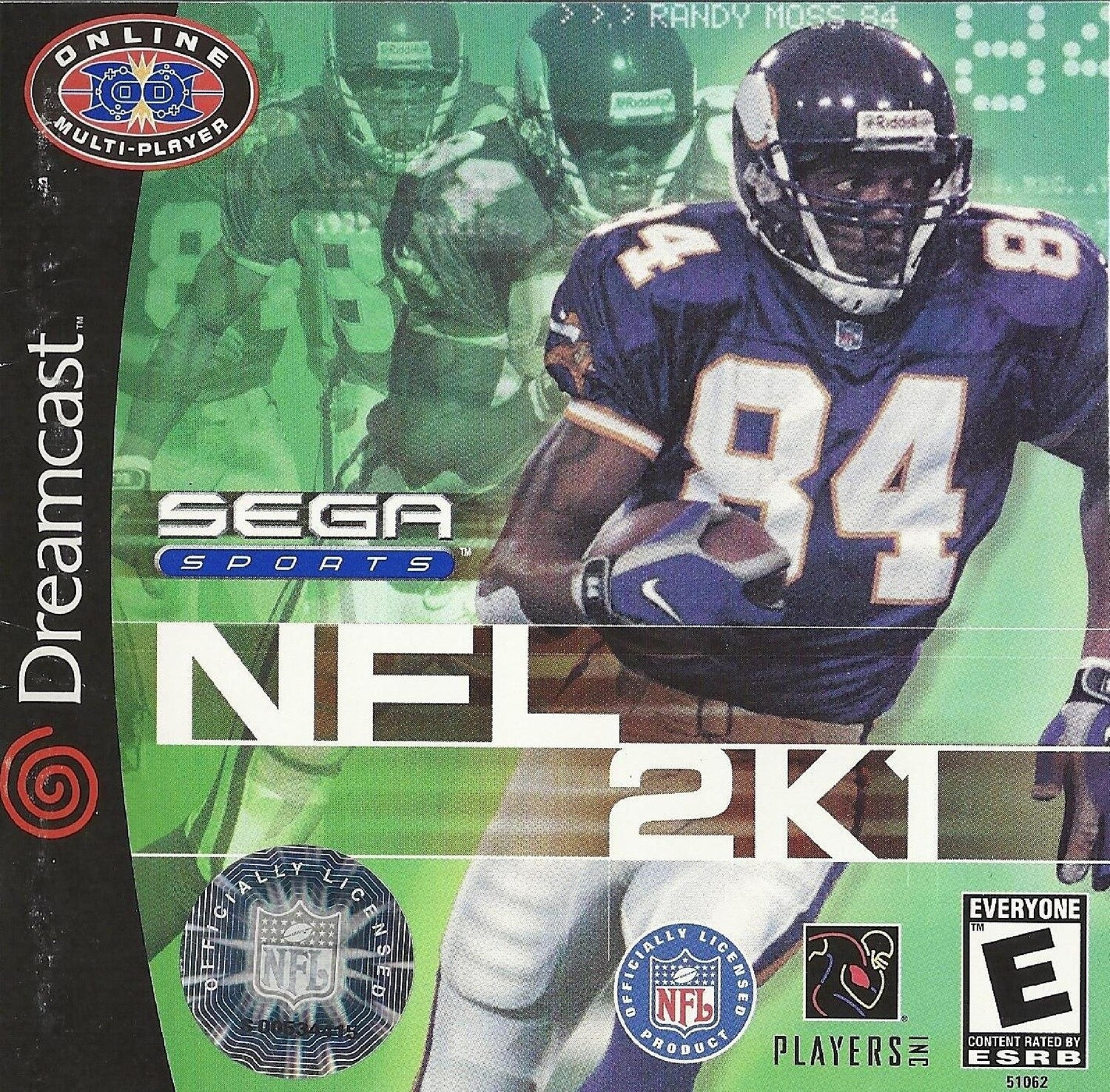 NFL 2K1 - Sega Dreamcast