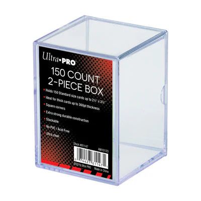 Ultrapro 2-piece clear box (150 count)