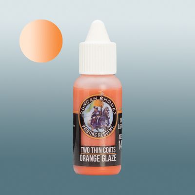 Two Thin Coats - Orange Glaze