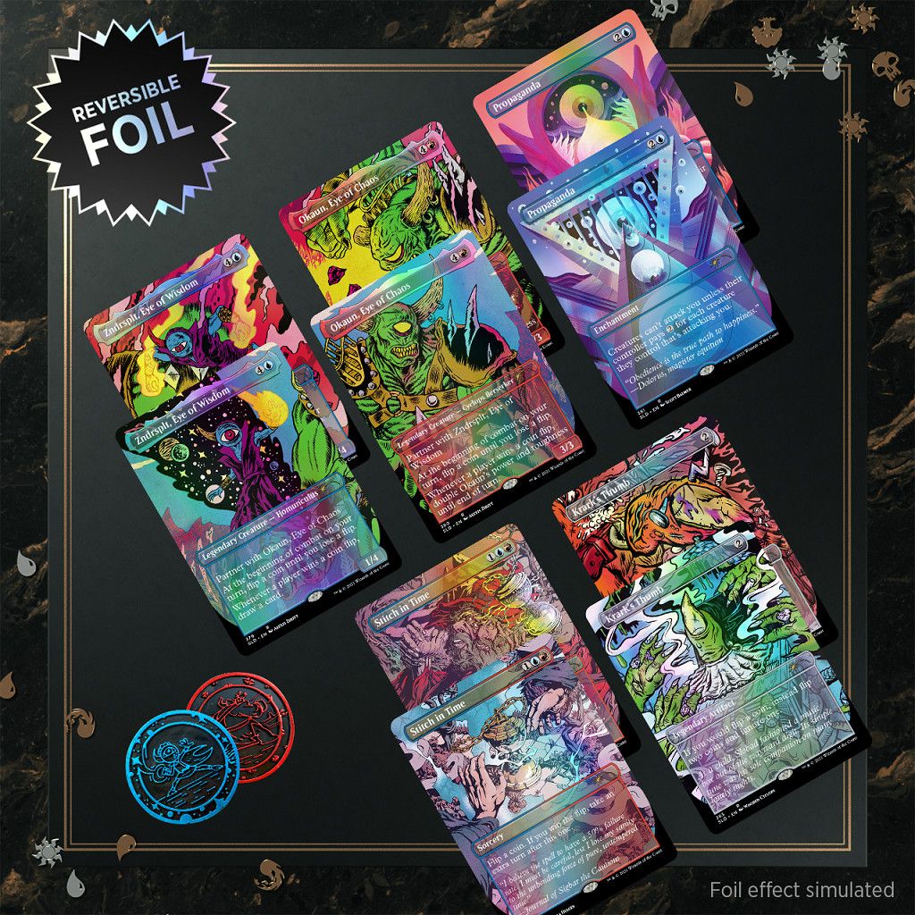 MTG Secret Lair Commander Deck Heads I Win, Tails You Lose