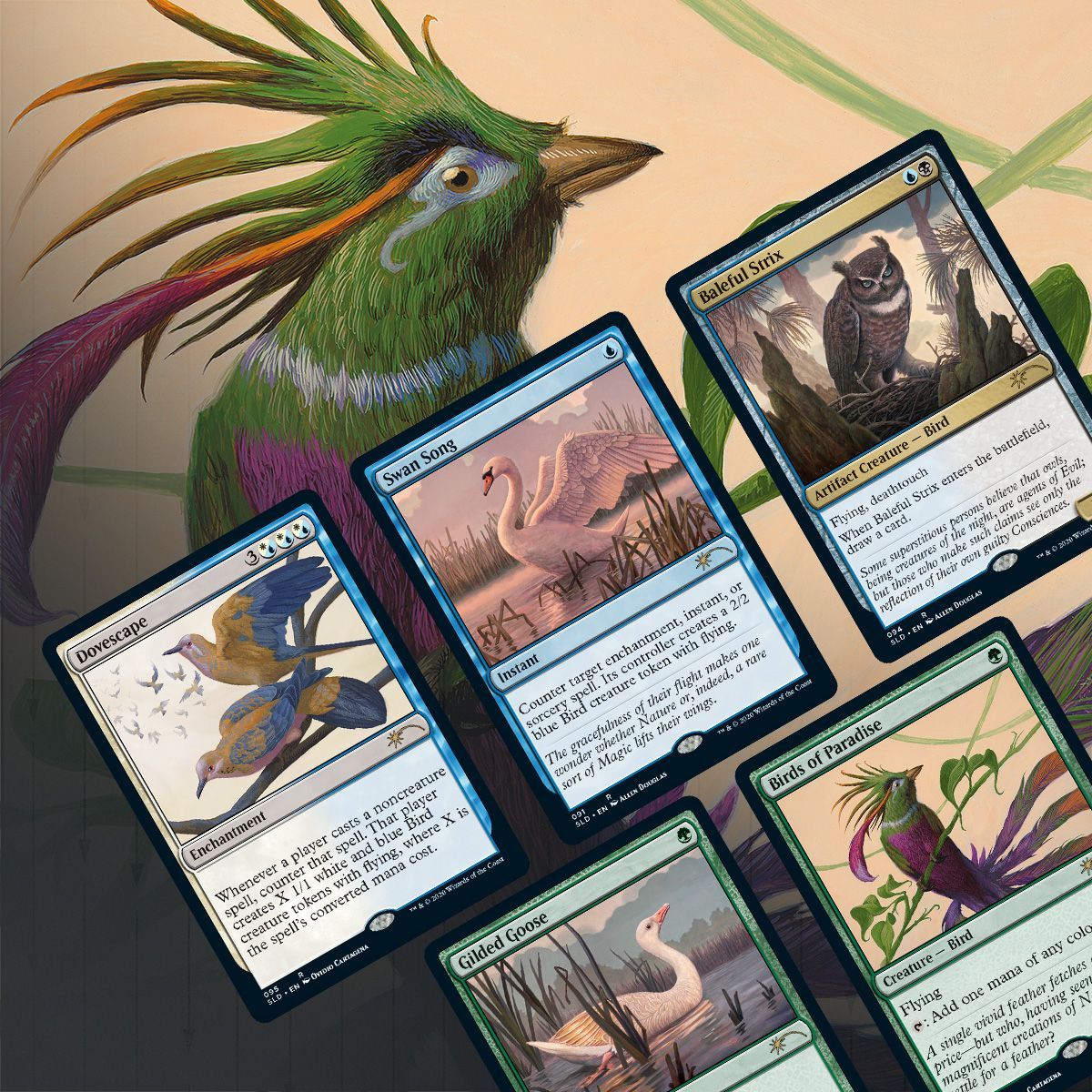 Ornithological Studies - Non-Foil MTG Secret Lair Drop Summer Superdrop