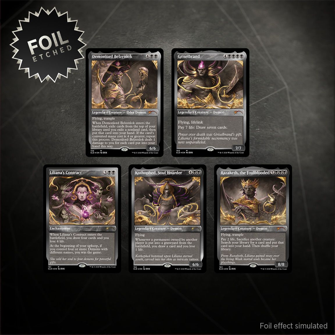 Read The Fine Print Foil Etched MTG Secret Lair Drop Showcase