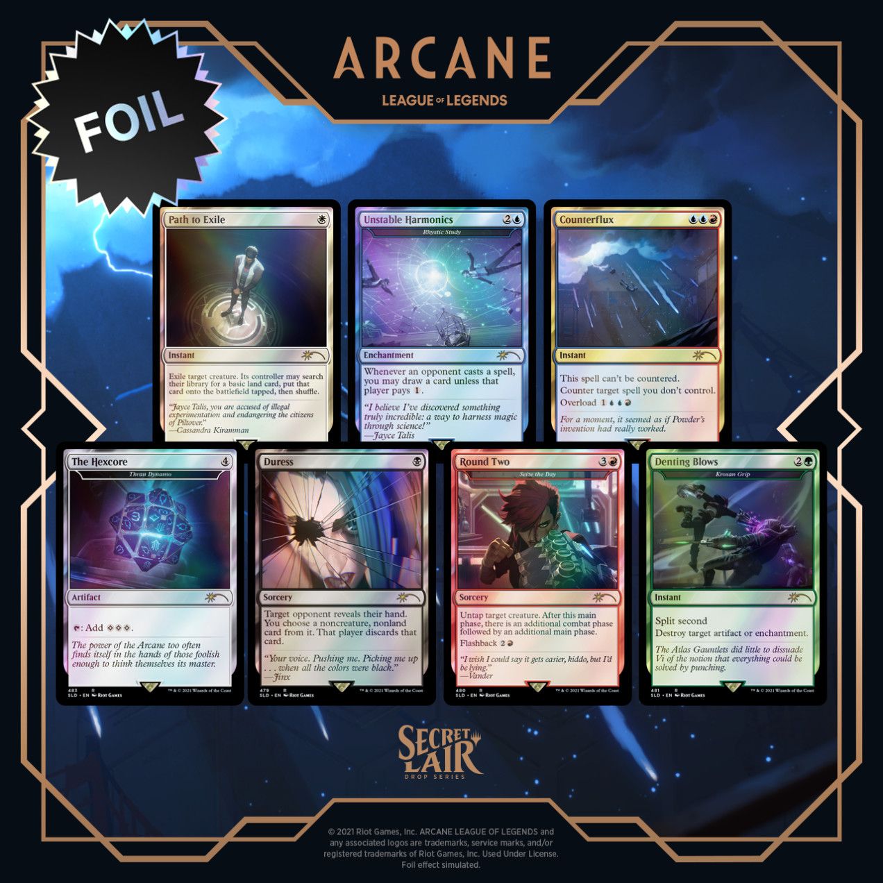 Secret Lair x Arcane Drop: Traditional Foil