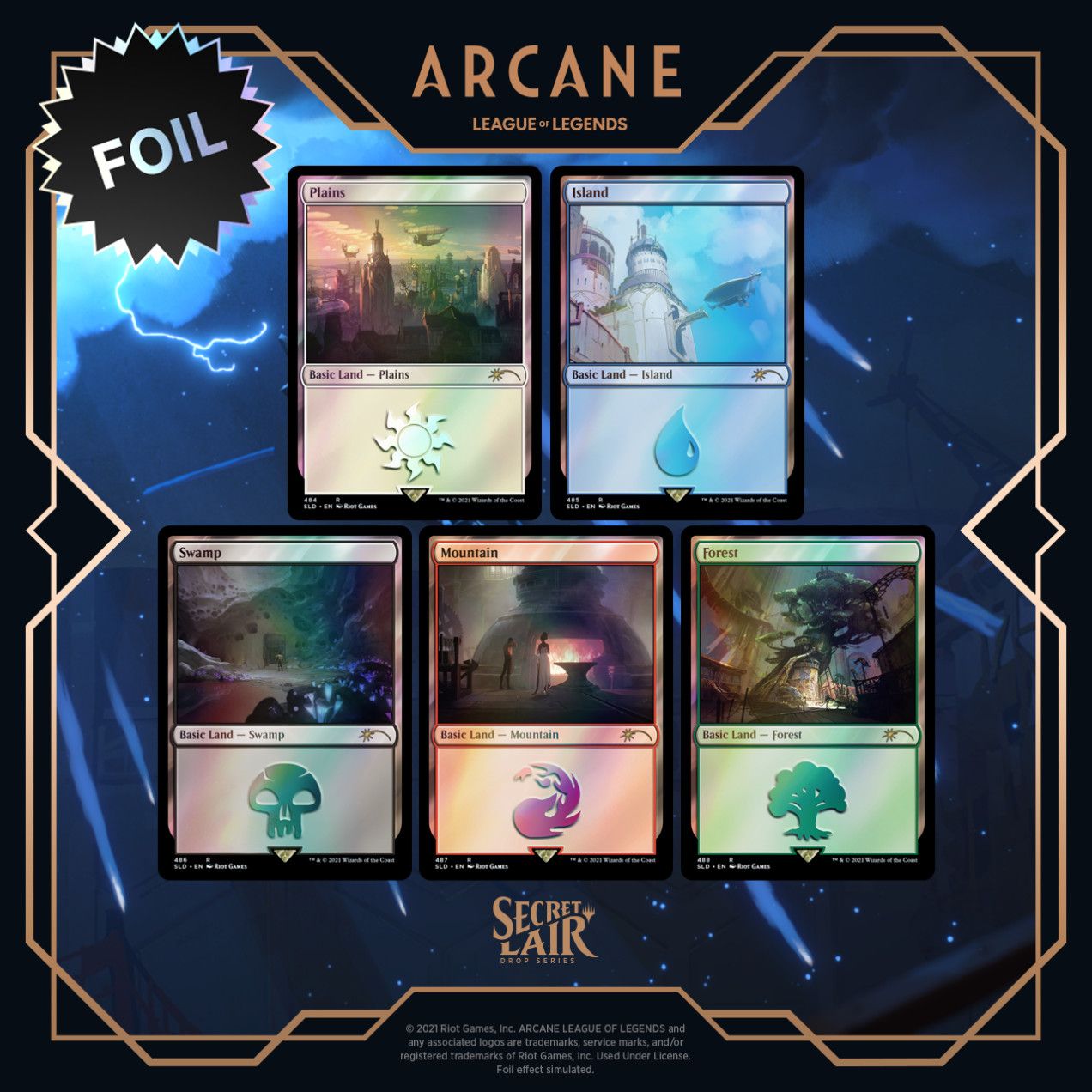 Secret Lair x Arcane Drop: Lands Traditional