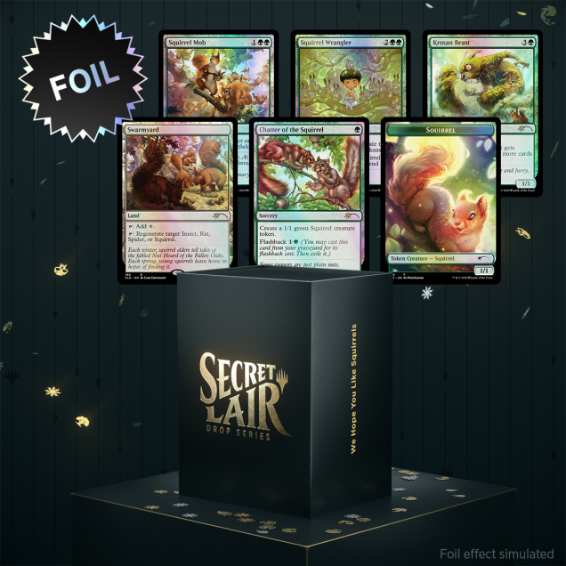 We Hope You Like Squirrels MTG Secret Lair Drop Secretversary Superdrop