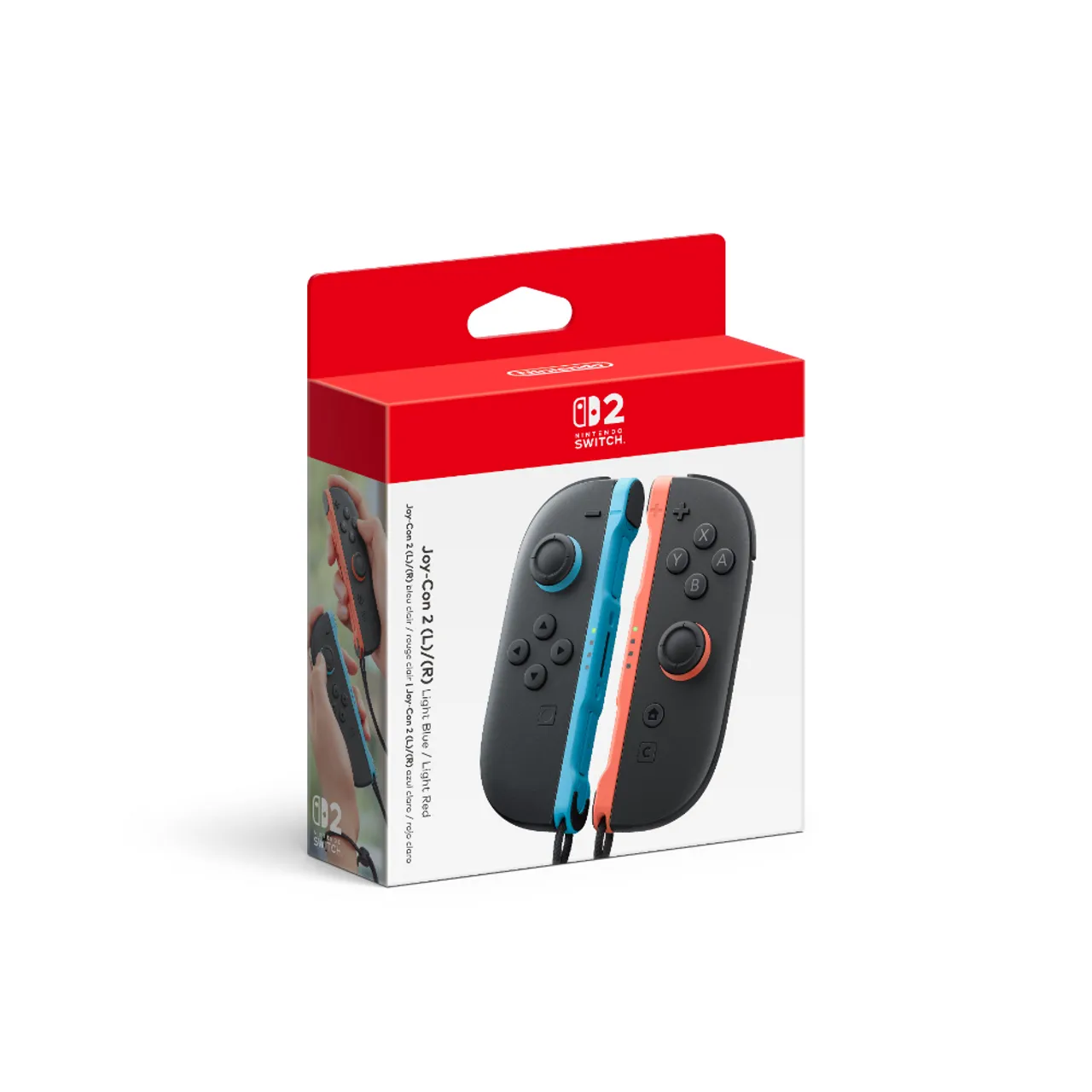 Switch 2 Joy-Con (L/R) - Light Blue/Light Red