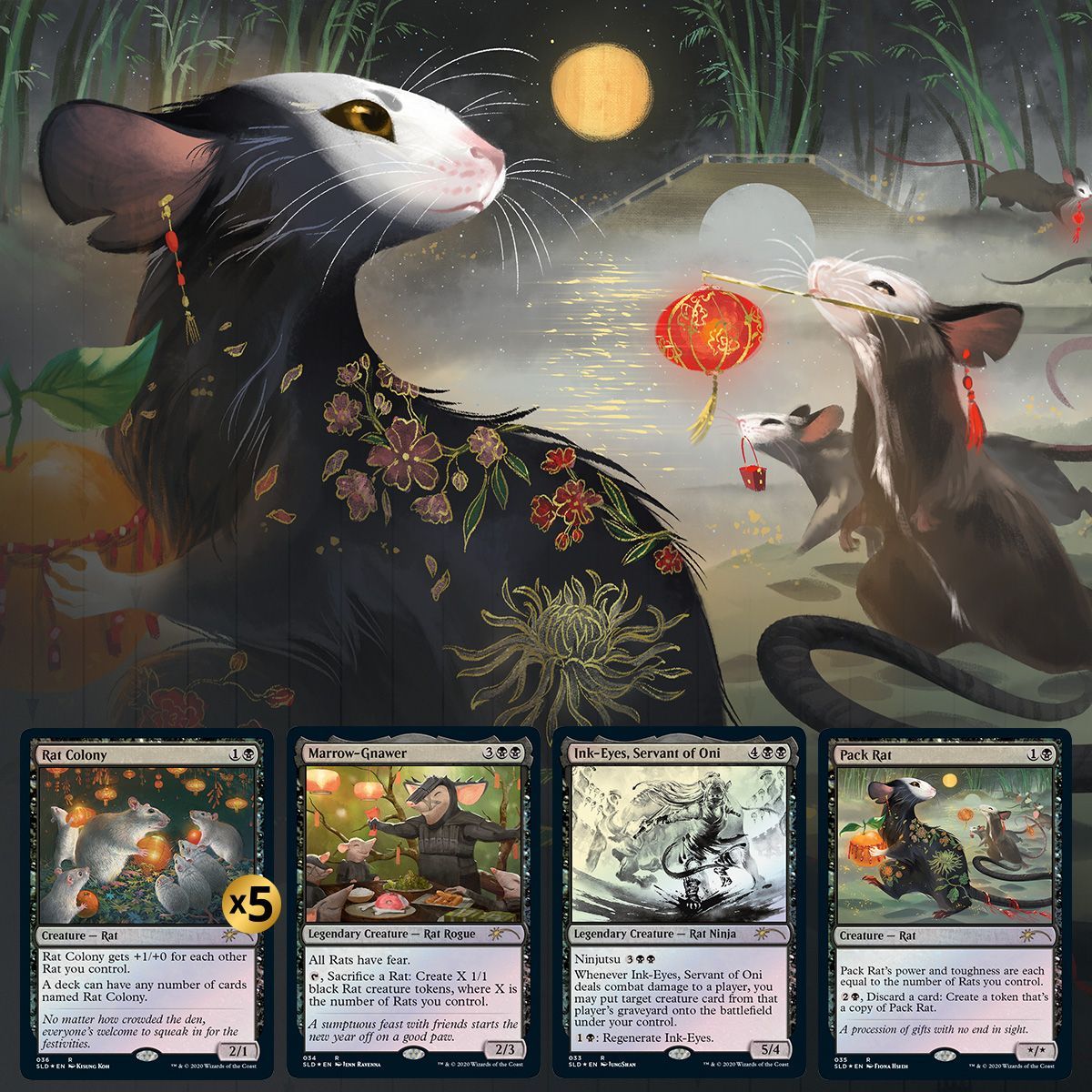 Year of the Rat Traditional Foil Edition MTG Secret Lair Drop