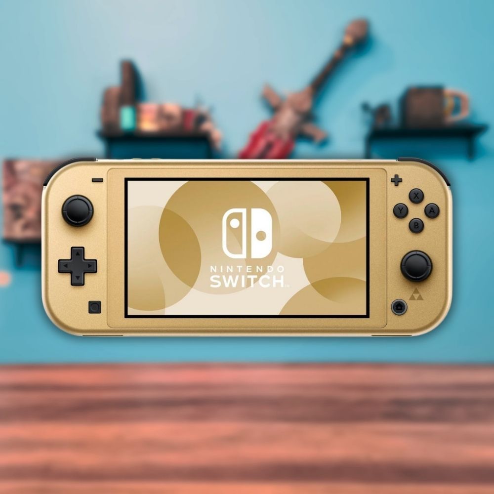 Nintendo Switch Lite: Hyrule Edition with Bonus Nintendo Switch Online + Expansion Pack