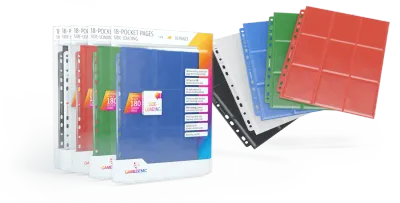 18-Pocket Pages, Side Loading (10ct) -