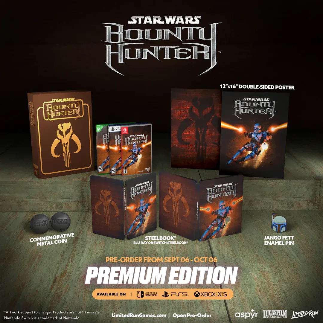 Star Wars: Bounty Hunter [Premium Edition] [LRG] - Nintendo Switch, Condition: Sealed
