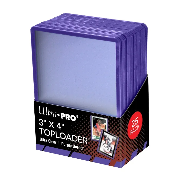 Ultra PRO Toploaders 3 x 4 Purple Border (25ct)