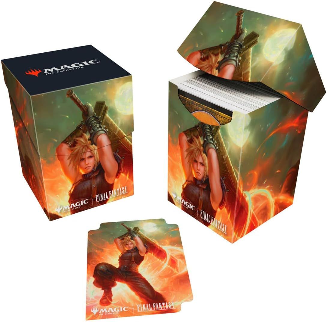Ultra PRO 100+ Deck Box: MTG Final Fantasy Commander A (Cloud Strife)