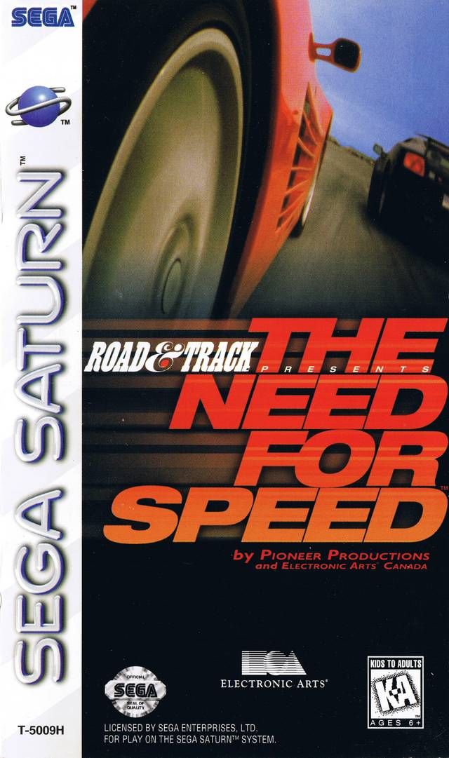 Road &amp; Track Presents: The Needs for Speed - Sega Saturn, Type: CIB