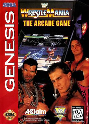 WWF Wrestlemania The Arcade Game - Sega Genesis