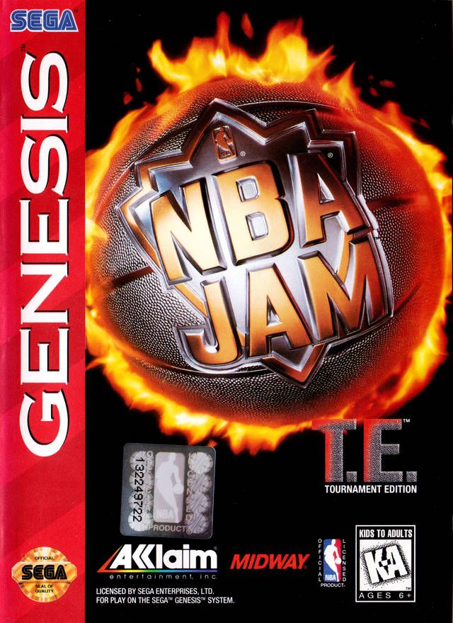 NBA Jam T.E. (Tournament Edition) - Sega Genesis